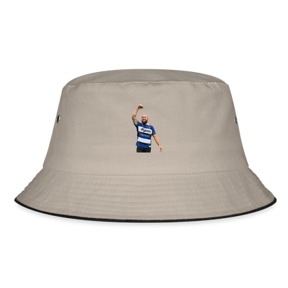 Thomas Dunn Bath Bucket Hat - khaki/black