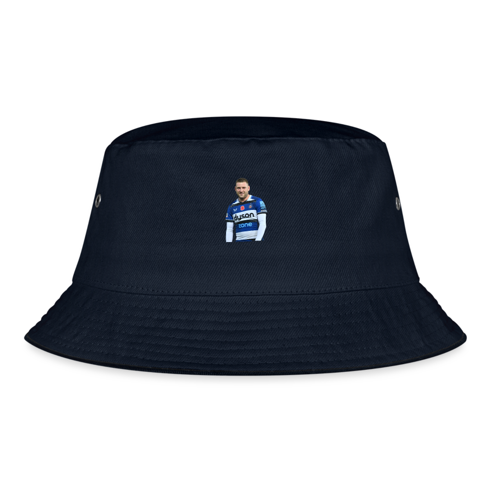 Finn Russell Bath Bucket Hat - navy